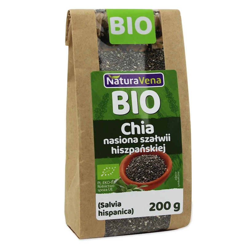 CHIA - SPAIN SHADLA SEED BIO 200 g - NATURAVENA