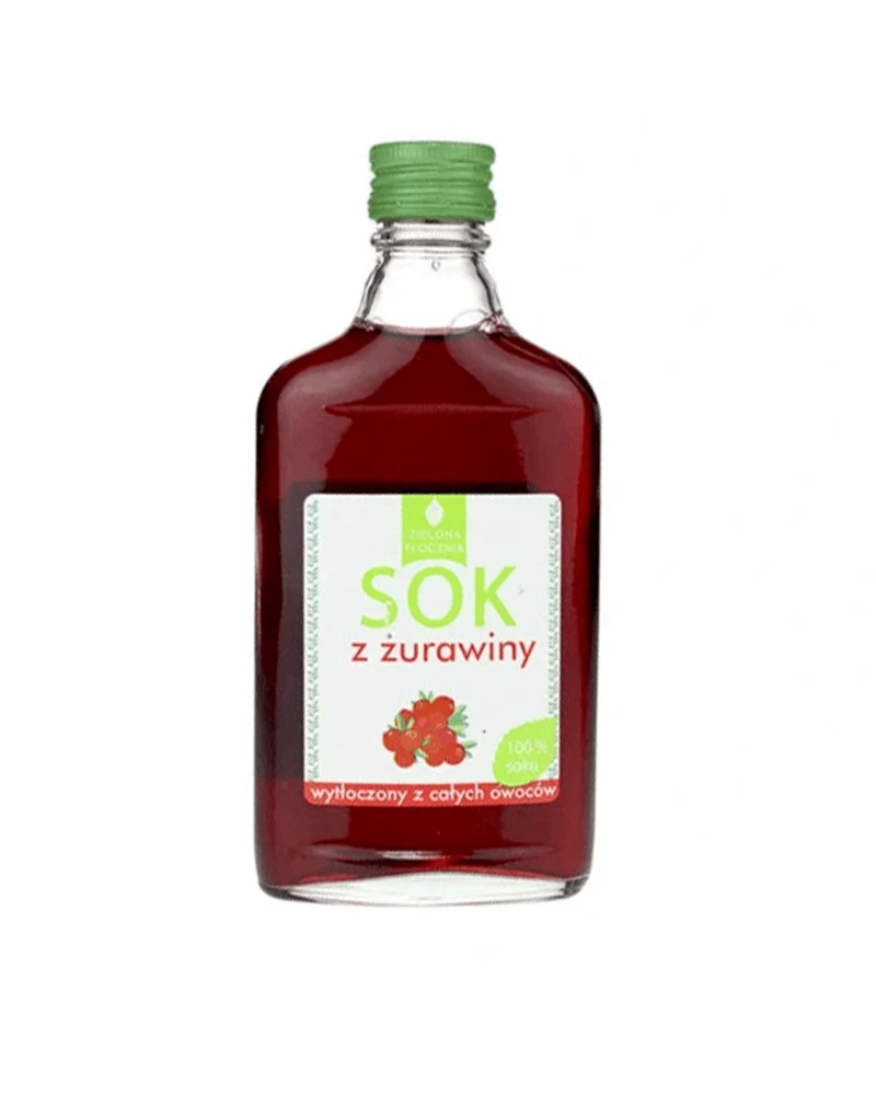 Green Press Juice Cranberry 100% - 200 ml Glasflasche