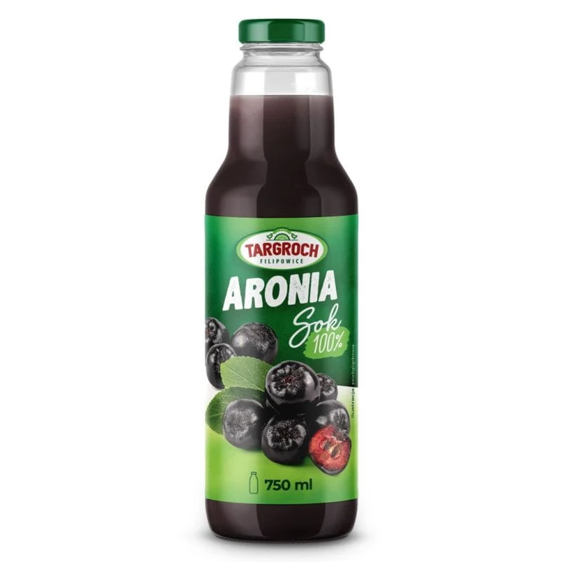 Targroch ARONIA 100% Saft - 750 ml Glasflasche