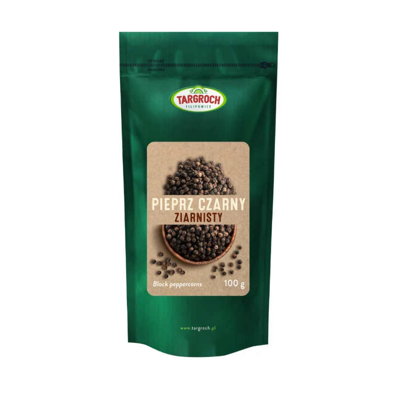 Schwarze Pfefferkörner - 100 g Targroch