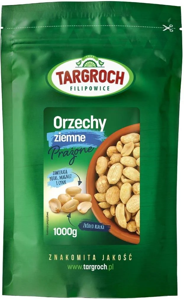 Geröstete Erdnüsse - 1000 g Targroch