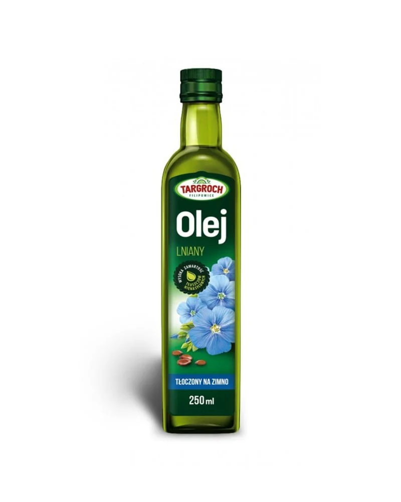 Leinöl - kaltgepresst - Flasche Glas 250 ml Targroch