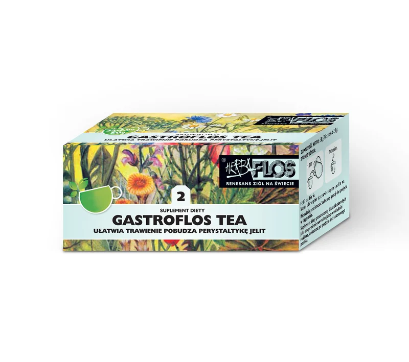 2 Gastroflos TEA fix 20x2g - fördert die Verdauung HERBA-FLOS