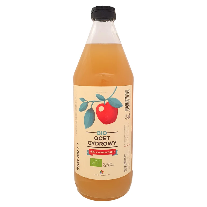 FIVE CHANGES Apfelessig 5% unfiltriert BIO 750ml
