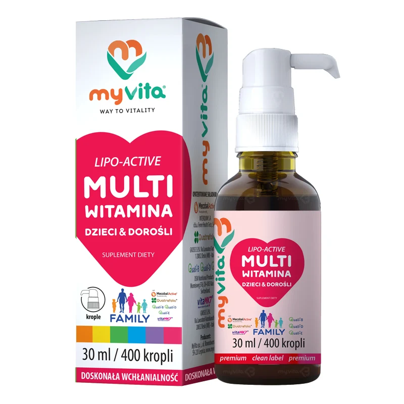 MyVita Multivitamin Lipo-Active Family Kinder und Erwachsene - Tropfen 30ml