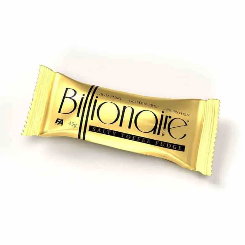 FA Billionaire bar Protein-Riegel 45 g mit gesalzenem Toffee-Geschmack
