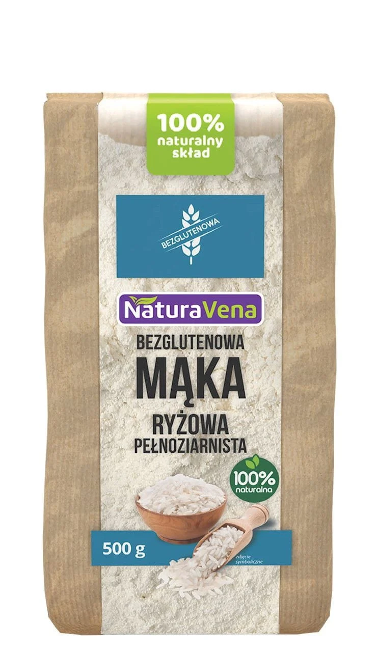 Glutenfreies Vollkornreismehl 500 g - NATURAVENA