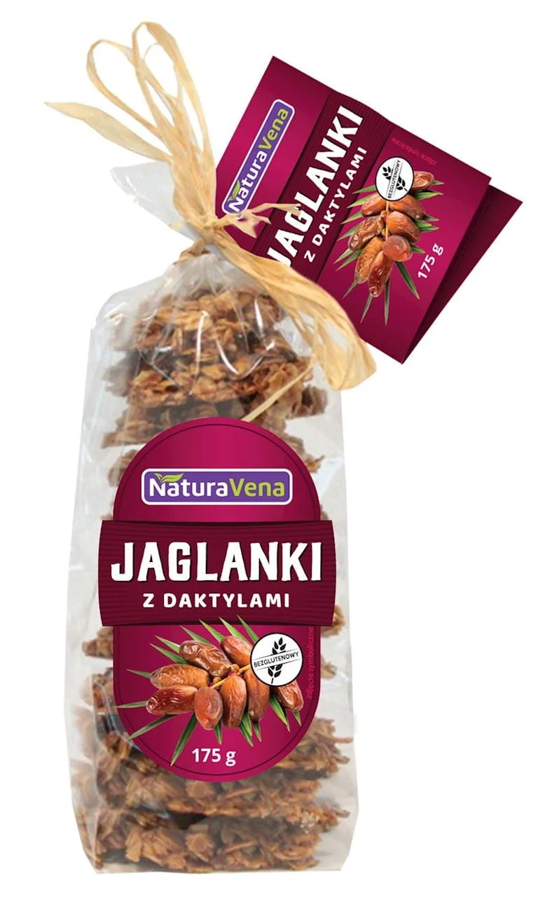 Glutenfreie Haferflocken-Dactyl-Kekse 175 g - NATURAVENA