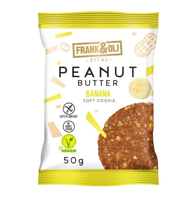 Frank&Oli Soft Cookie Erdnussbutter-Banane 50g
