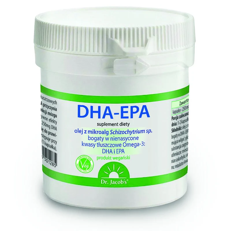 Dr. Jacob's DHA EPA 60 Algenkapseln