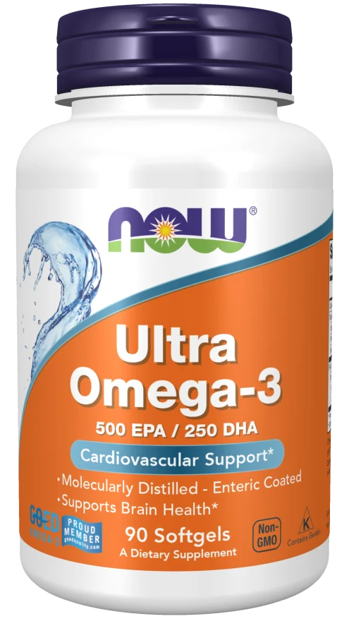 JETZT FOODS Ultra Omega-3 500 EPA / 250 DHA, 90sgels.