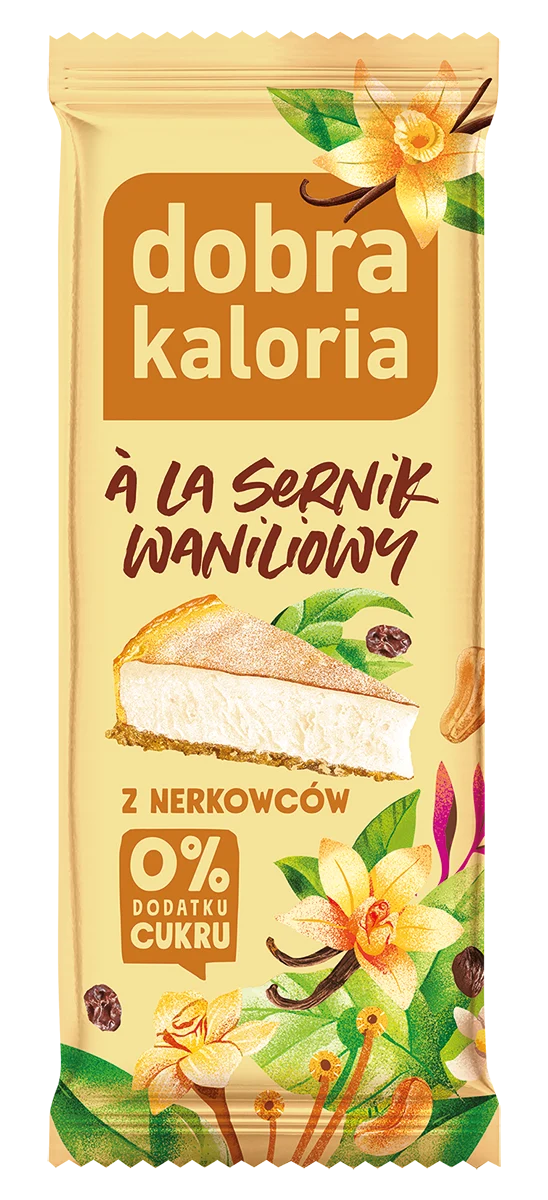 GOOD CALORY Cashew-Riegel a'la Vanille-Käsekuchen 35g KUBARA