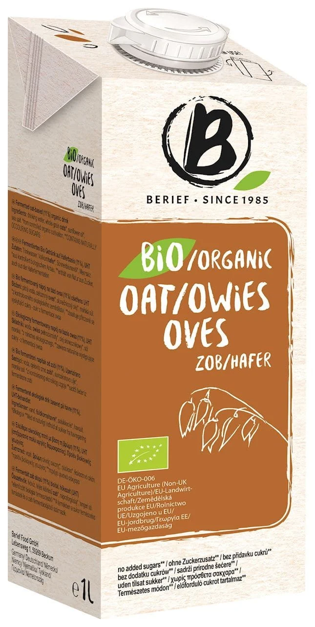 HAFERDRINK OHNE ZUCKERZUSATZ BIO 1 L - BERIEF