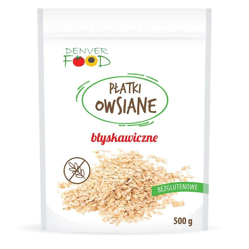 Glutenfreie Instant-Haferflocken 500 g - DENVER FOOD