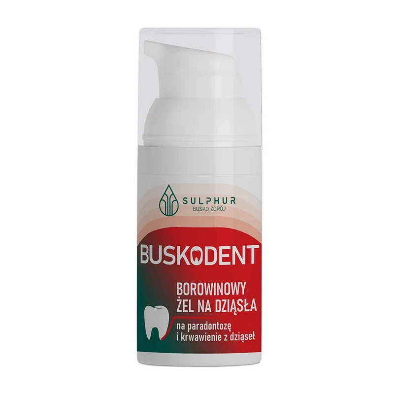 BUSKODENT Borowin Zahnfleischgel bei Parodontitis und Zahnfleischbluten ohne Fluorid 35g SULPHUR