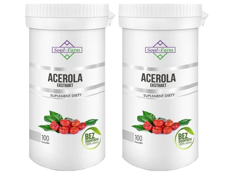 ACEROLA EXTRACT 60 KAPSELN (600 mg) - SOUL FARM
