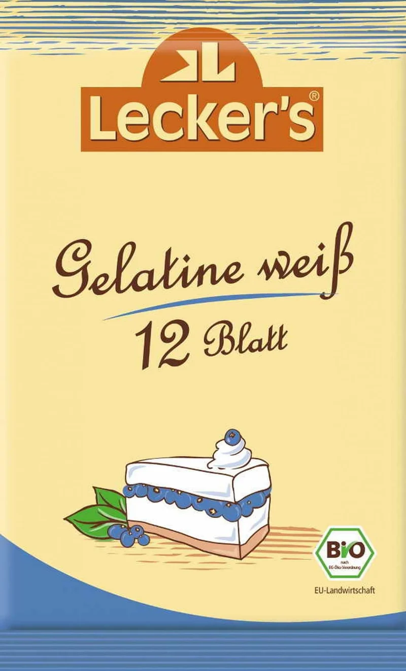 Gelatineblätter BIO 20 g