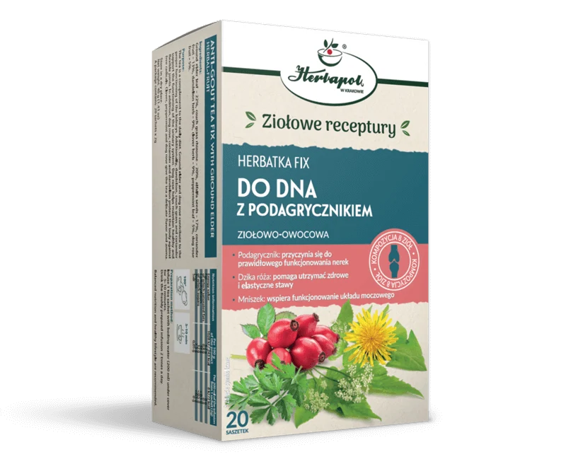 Tee für den Boden mit Gicht fix 20*2g HERBAPOL KRAKÓW