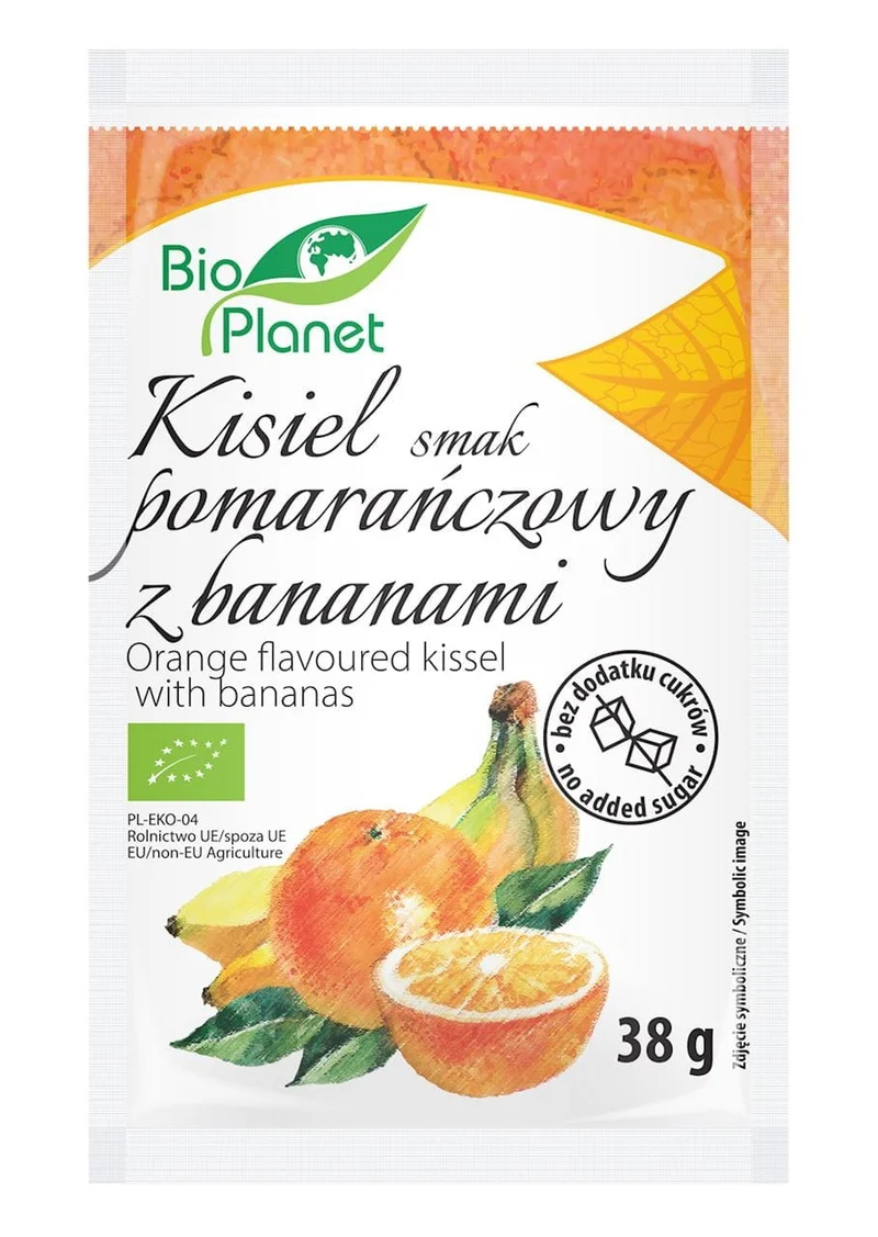 KISIEL mit ORANGE-Geschmack und BANANEN-BIO 38 g - BIO PLANET