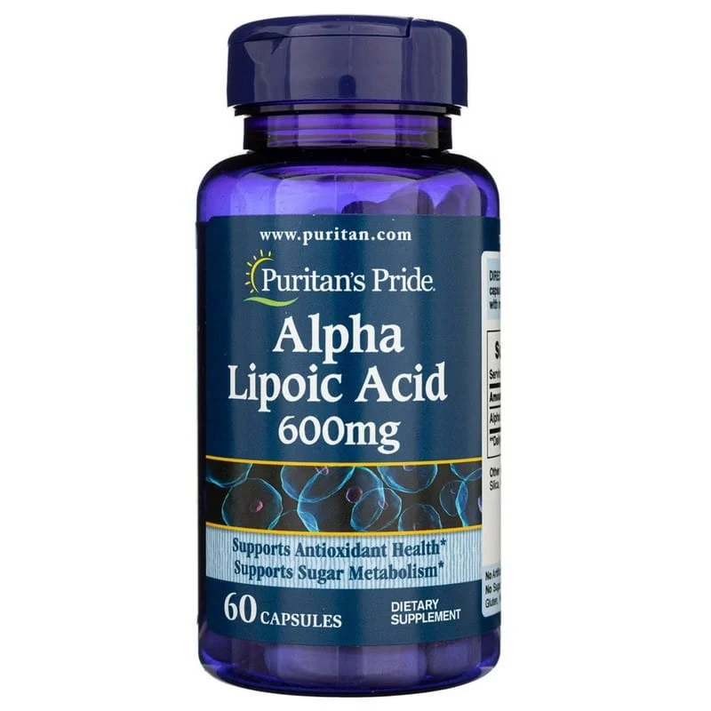 Puritan's Pride Alpha-Liponsäure (ALA) 600 mg 60 Kapseln