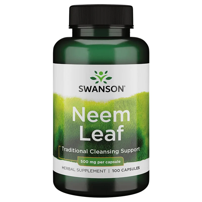SWANSON Neem-Blatt 500mg 100 Kapseln