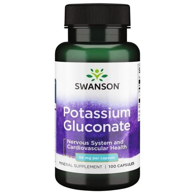 SWANSON Kaliumgluconat 99mg 100 Kapseln