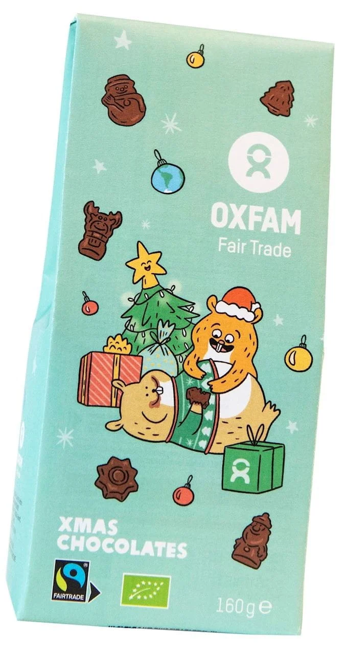 SCHOKOLADE-PRALINEN - FAIR TRADE CHRISTMAS MIX BIO 160 g - OXFAM (SAISONALPRODUKT)
