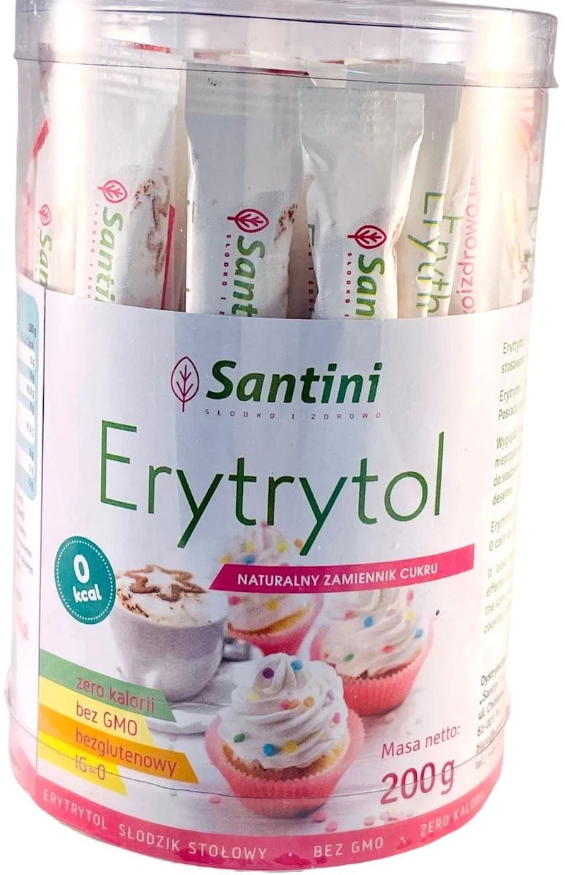 ERYTHRITOL IN SASETS (40 x 5 g) 200 g - SANTINI