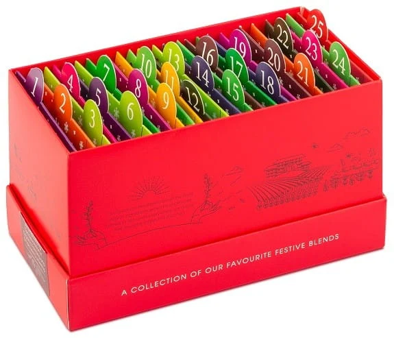 ABENTEUER-KALENDER (TEE UND TEE-TABELLEN) BIO (LUXUS - 13 Geschmacksrichtungen) (25 x 1,78 g) 44,5 g (SAISONALPRODUKT) - ENGLISH TEA SHOP ORGANIC