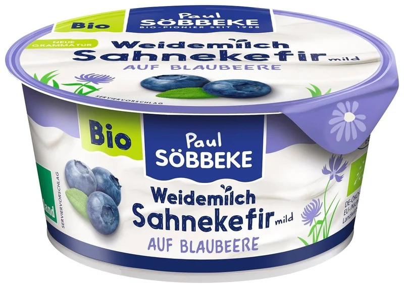 CREAM KEFIR WITH BERRY BIO 150 g - SOBBEKE