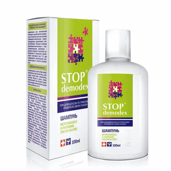 STOP DEMODEX Haarshampoo 100ml (Ukraine) GOLDEN PHARM