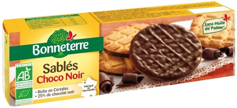 FLASCHENKÜCHEN MIT BITTERSCHOKOLADE BIO 120 g - BONNETERRE
