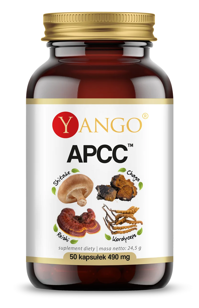 APCC™ - Reishi, Cordyceps, Shitake, Chaga 50 Kapseln Yango