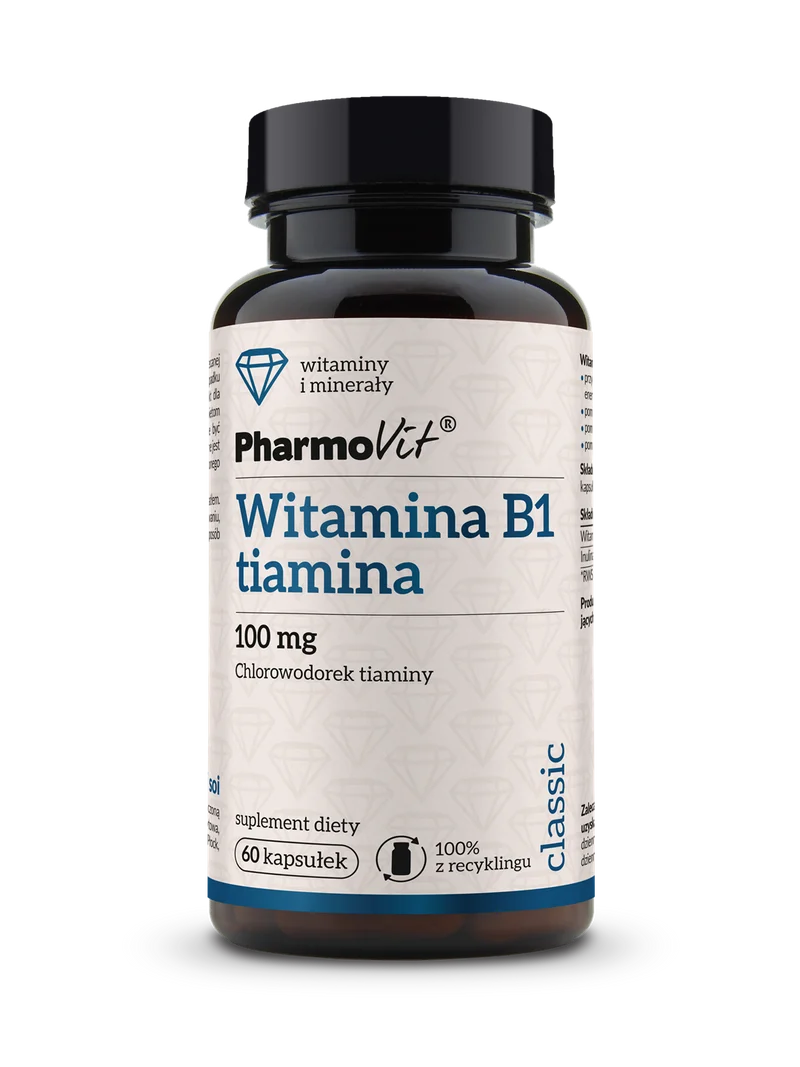 B1 Thiamin 100 mg 60 Kapseln | Classic Pharmovit