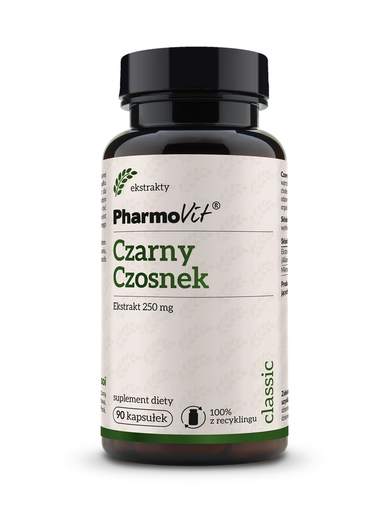 Schwarzer Knoblauch 250 mg 90 Kapseln | Klassisches Pharmovit