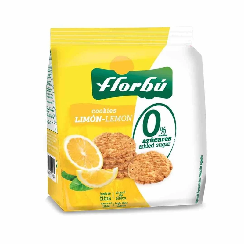 Kekse mit Zitronengeschmack und ohne Zuckerzusatz 130g