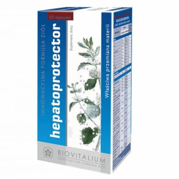 Biovitalium hepatoprotector unterstützt die Leber 60k.