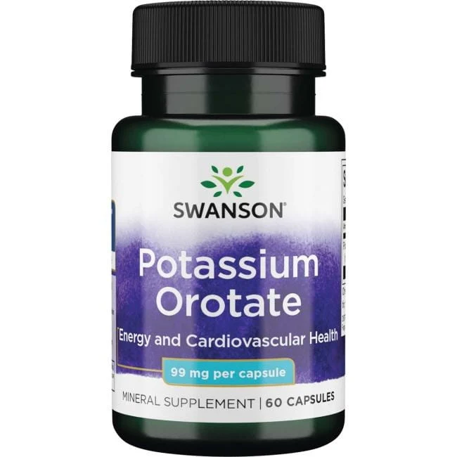 Kalium-Orotat 99 mg 60 Kapseln Swanson