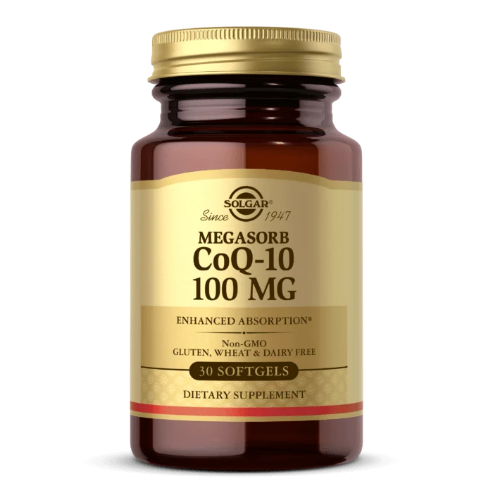 Megasorb CoQ-10 - Coenzym Q10 - Kaneka 100 mg 30 Kapseln Solgar