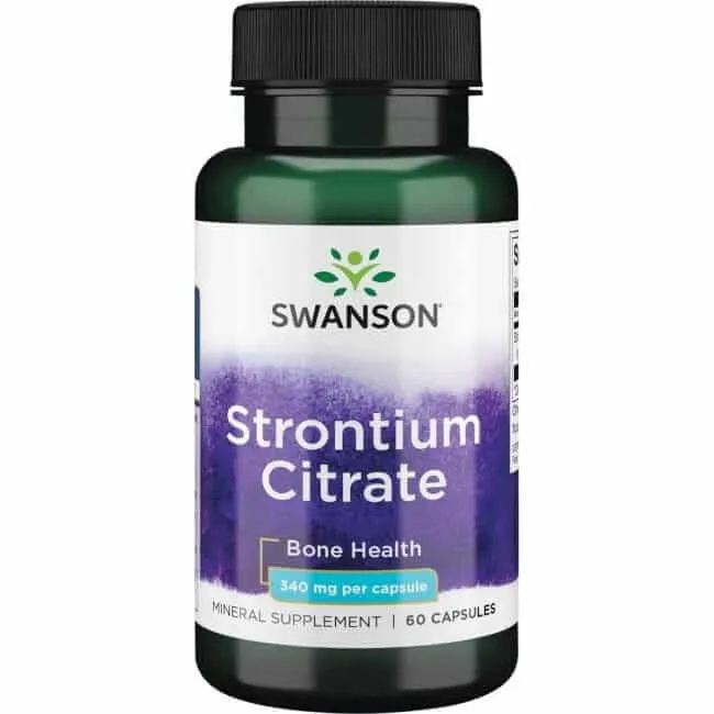 Strontiumzitrat 60 Kapseln Swanson