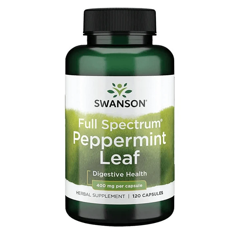 Vollspektrum Pfefferminzblatt 120 Kapseln Swanson