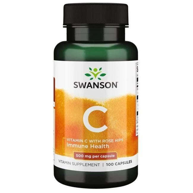 Vitamin C mit Hagebutten 100 Kapseln Swanson
