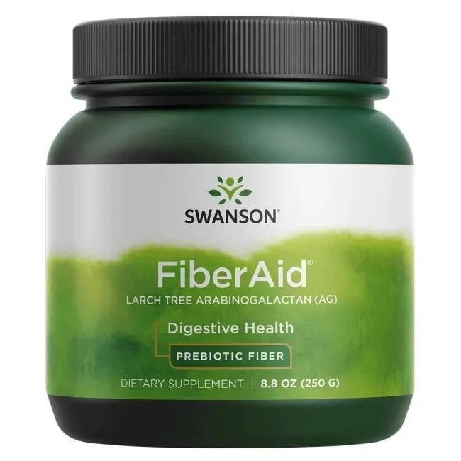 FiberAid Arabinogalactan Pulver 250 g Swanson