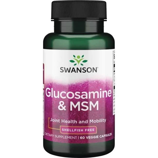 Glucosamin & MSM 60 Kapseln Swanson