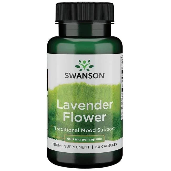 Vollspektrum Lavendelblüte - Lavendel 60 Kapseln Swanson