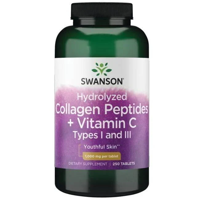 Hydrolysiertes Kollagen I und III + C 250 t. Swanson