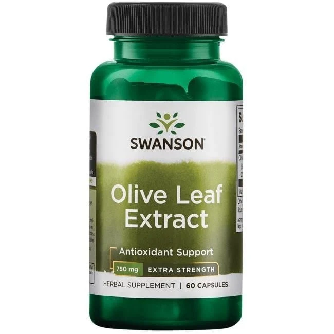 Olivenblattextrakt 750 mg 60 Kapseln Swanson