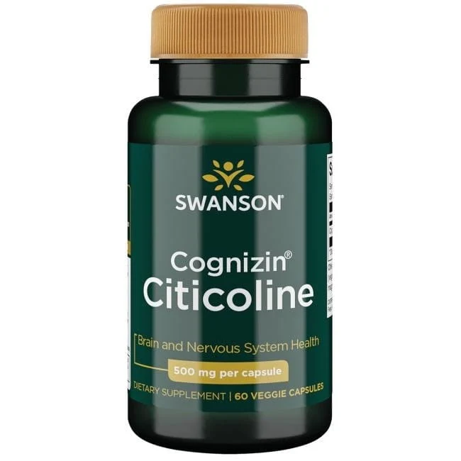Cognizin Citicolin 500 mg 60 Kapseln Swanson