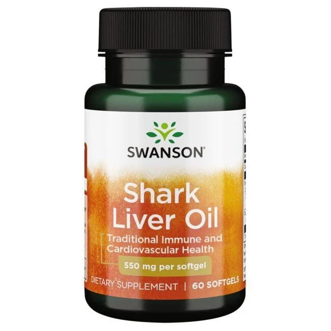 Haifischleberöl 550 mg 60 Kapseln Swanson