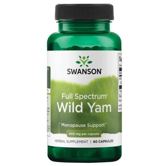 Vollspektrum Wild Yam 400 mg 60 Kapseln Swanson